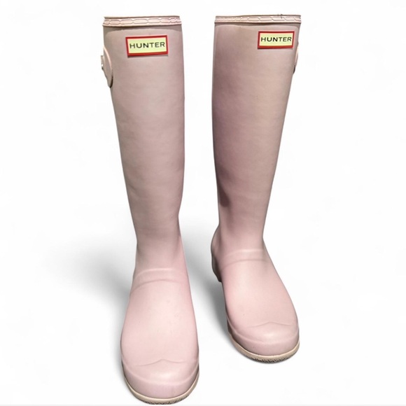 Hunter Light Pink Rain Boots - Picture 1 of 7